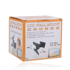 14-24 inch 180 Degree Swivel Tilt LED LCD TV Wall Mount Bracket Monitor Holder