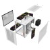 1STPLAYER SP7 White Mid Tower RGB Gaming Case