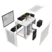 1STPLAYER SP7 White Mid Tower RGB Gaming Case