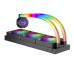 1STPLAYER MT360 INFINITE SPACE ARGB Liquid CPU Cooler Black