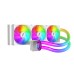 1STPLAYER MT360 INFINITE SPACE ARGB Liquid CPU Cooler White