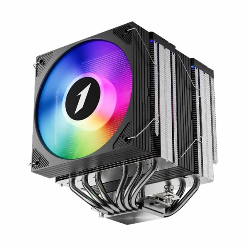 1STPLAYER CRYO CY12LD Black ARGB Dual Tower Air CPU Cooler