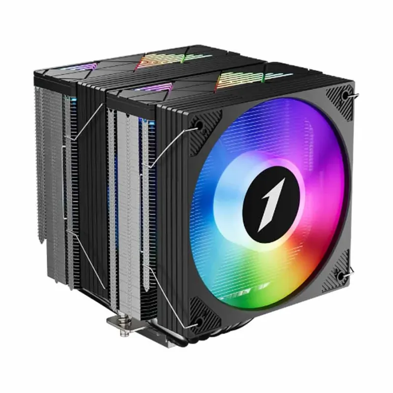 1STPLAYER CRYO CY12LD Black ARGB Dual Tower Air CPU Cooler