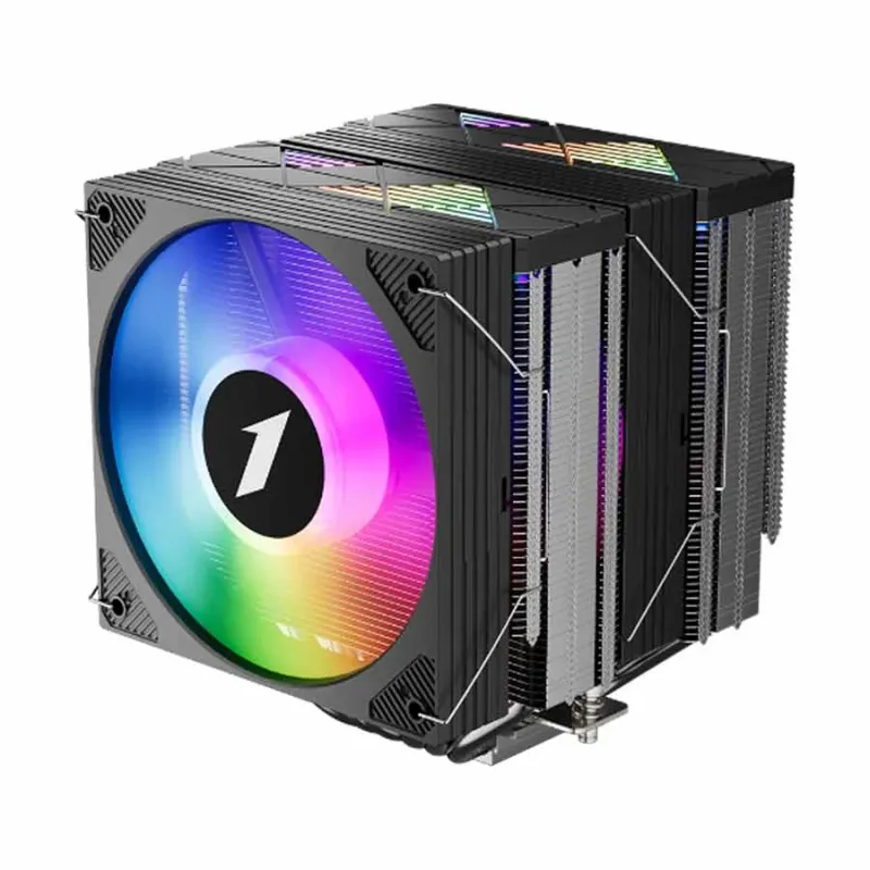 1STPLAYER CRYO CY12LD Black ARGB Dual Tower Air CPU Cooler