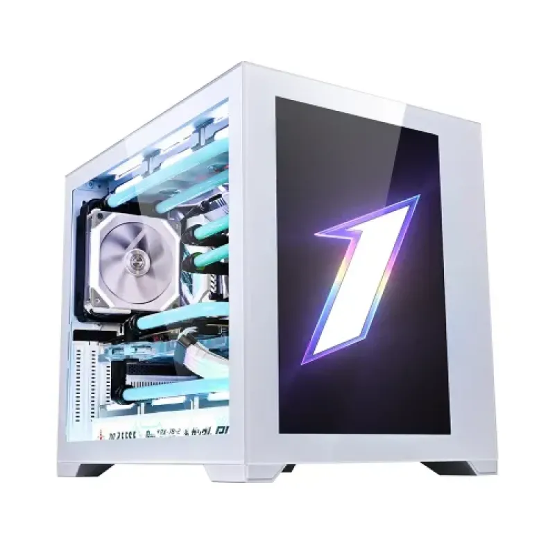 1STPLAYER SP7 Emotion View RGB ATX Gaming Casing White
