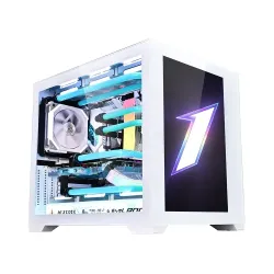1STPLAYER SP7 Emotion View RGB ATX Gaming Casing White