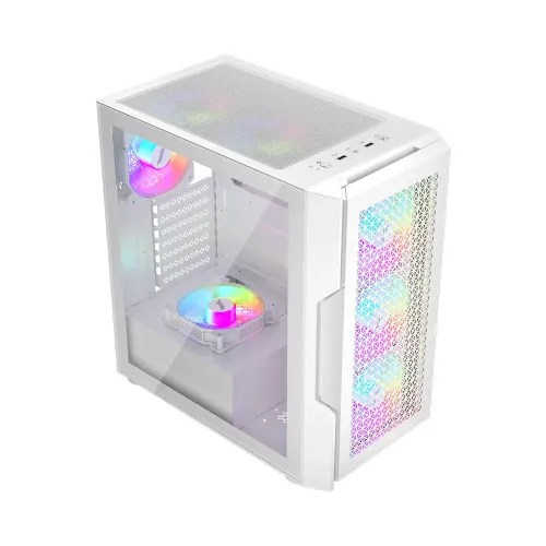 1STPLAYER T7 RGB ATX Mid Tower Gaming Casing White