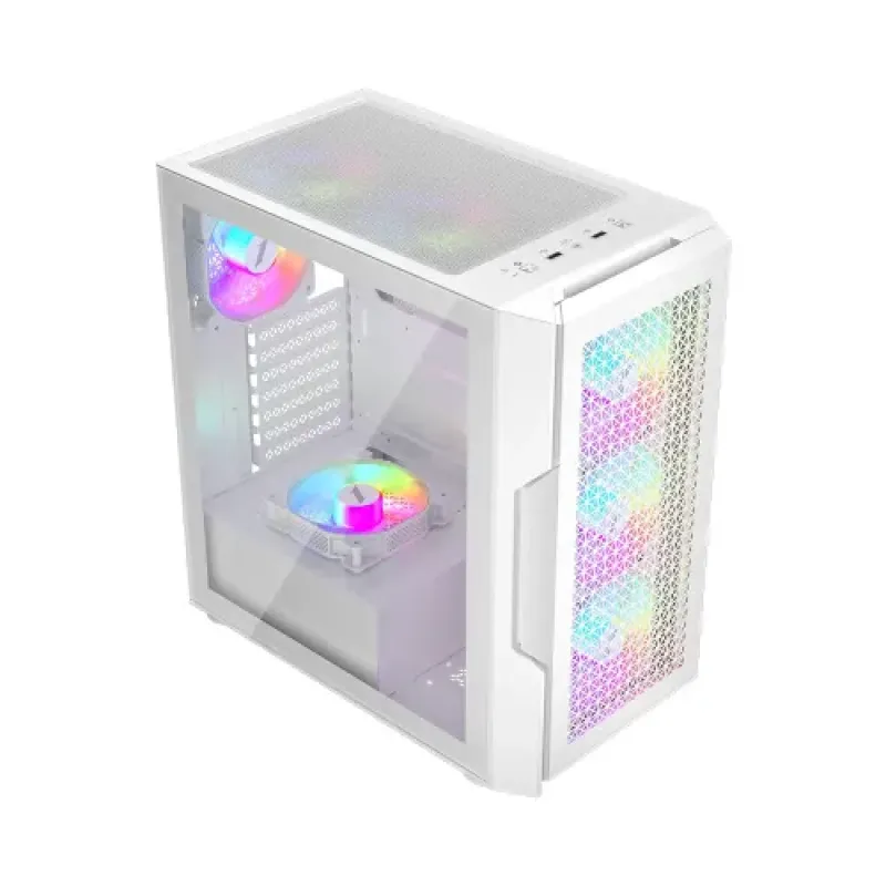 1STPLAYER T7 RGB ATX Mid Tower Gaming Casing White