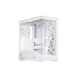 1stPlayer GM7 Tempered Glass Mid Tower M-ATX Gaming PC Case White