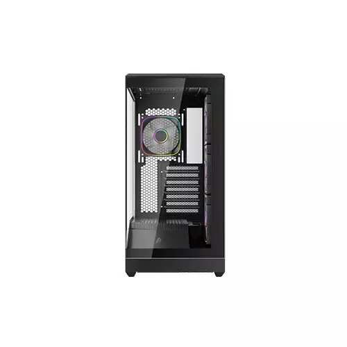 1stPlayer GM7 Tempered Glass Mid Tower M-ATX Gaming PC Case Black