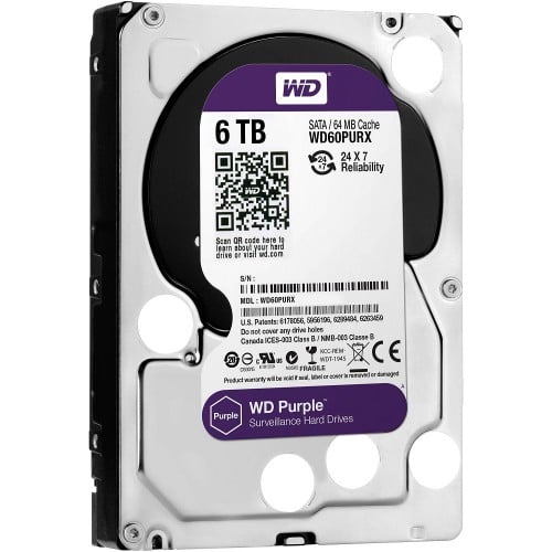 Western Digital 6TB 3.5″ Purple HDD
