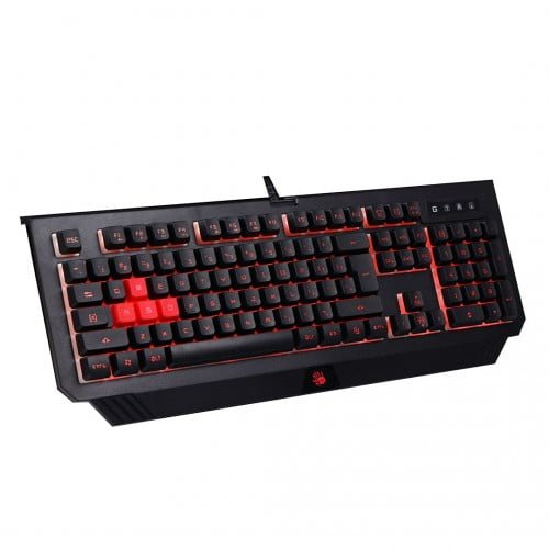A4 Tech Bloody B125 Illuminate Water-Resistant Backlit Gaming Keyboard
