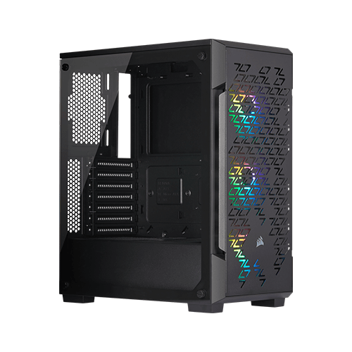 Corsair iCUE 220T RGB Airflow Tempered Glass Mid-Tower Smart Case (Black)