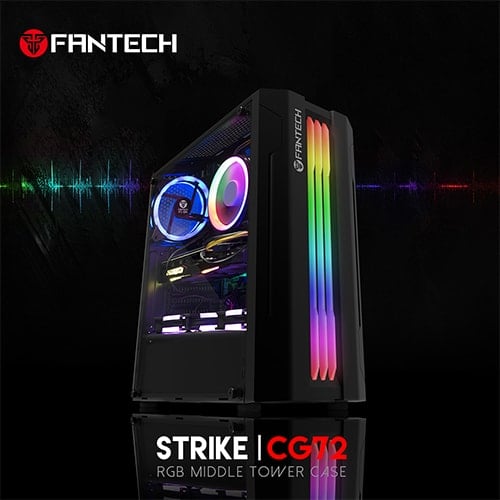 FANTECH STRIKE CG72 RGB Middle Tower Case