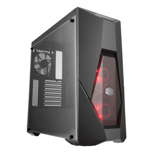 COOLER MASTER MASTERBOX K500L RED LED MID TOWER GAMING CASE