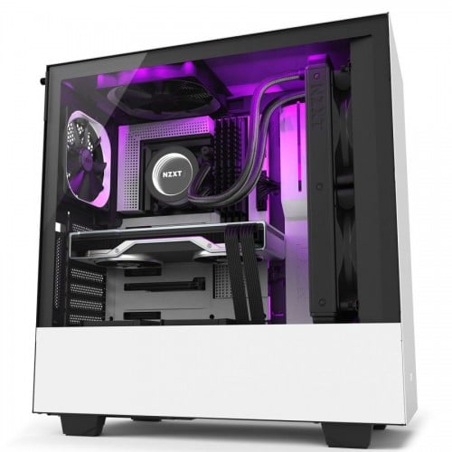 NZXT H510I COMPACT MID-TOWER RGB GAMING CASE (White)
