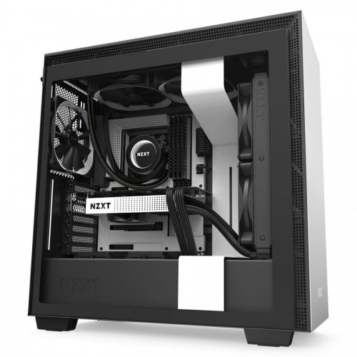 NZXT H710 Matte White Compact Mid-Tower Casing