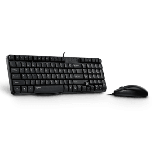 Rapoo N1820 Wired Optical Mouse & Keyboard Combo