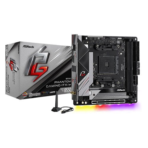 ASRock B550 Phantom Gaming-ITX/ax AMD Motherboard