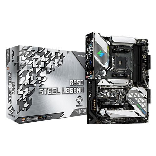 ASRock B550 Steel Legend ATX AMD Motherboard