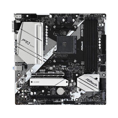 ASRock B550M Pro4 DDR4 Micro ATX AMD Motherboard ASRock B550M Pro4 DDR4 Micro ATX AMD Motherboard