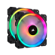 CORSAIR LL140 RGB 140mm Dual Light Loop LED PWM Case Fan