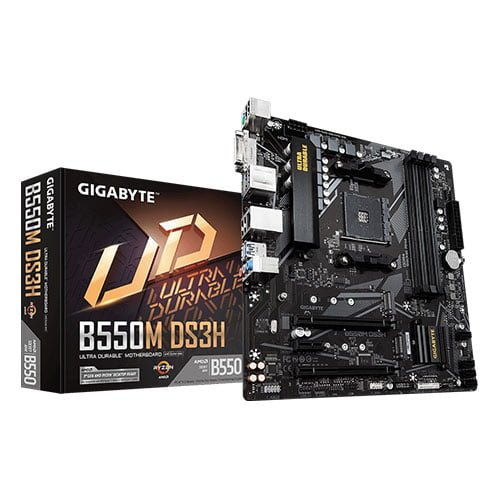 Gigabyte B550M DS3H Ultra Durable AMD mATX Motherboard