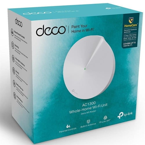 TP-Link Deco M5 AC1300 Secure Whole-Home Wi-Fi Router with Access point [Single Pack]
