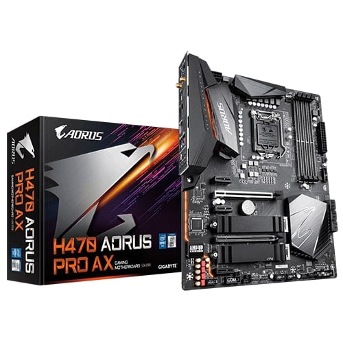 Gigabyte H470 AORUS PRO AX 10th Gen ATX Motherboard