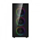 MaxGreen A363BK ATX Mid-Tower Tempered Glass Case with 4RGB Fan & Controller