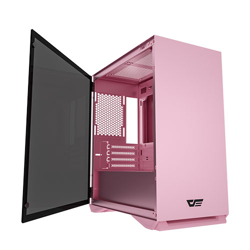 Aigo DarkFlash DLM22 Pink MicroATX Casing