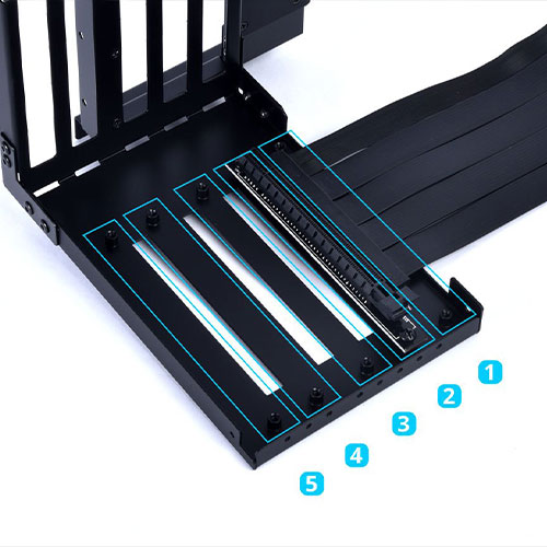 Lian Li O11DXL-1 Vertical Graphics Card Holder for O11Dynamic XL With PCI-E Riser Cable Lian Li O11DXL-1 Vertical Graphics Card Holder for O11Dynamic XL With PCI-E Riser Cable