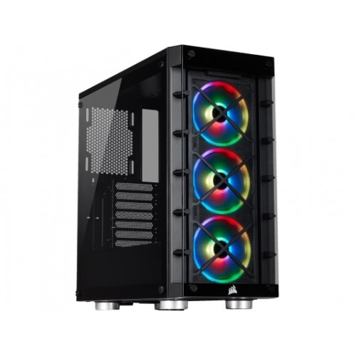 Corsair iCUE 465X RGB Mid-Tower ATX Smart Case - Black