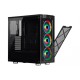 Corsair iCUE 465X RGB Mid-Tower ATX Smart Case - Black