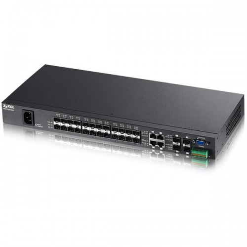 Zyxel MES 3500-24F 24-port FE Fiber L2 Switch with Four GbE Combo Port