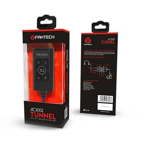 Fantech Tunnel AC3002 Virtual 7.1 Usb Audio Sound Card