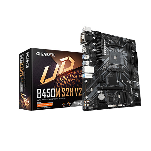 GIGABYTE B450M S2H V2 ULTRA Durable AMD Motherboard