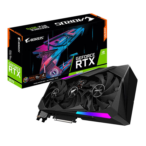 Gigabyte AORUS GeForce RTX 3070 MASTER 8GB Graphics Card