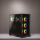 Corsair iCUE 4000X RGB Tempered Glass Mid-Tower ATX Case — Black