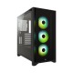 Corsair iCUE 4000X RGB Tempered Glass Mid-Tower ATX Case — Black