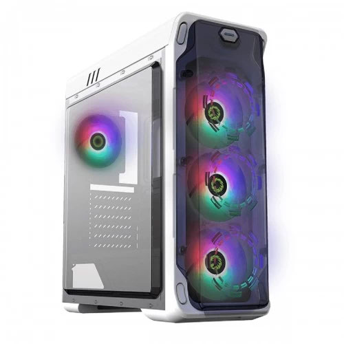 Gamemax StarLight White-FRGB Mid Tower White Gaming Casing