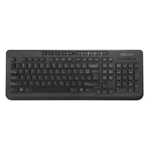 Delux OM02 USB Multimedia Keyboard With Bangla