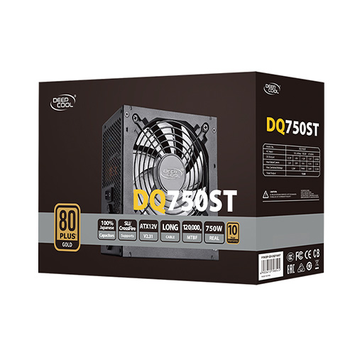 DEEPCOOL DQ750ST 750W 80 PLUS Gold Power Supply