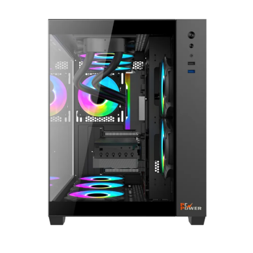 PC Power PG-H600 BK Iceland M-Atx/ Atx Gaming casing