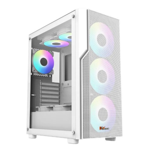 PC Power PG-H450 WH Zero Mesh M-Atx/Atx Gaming casing