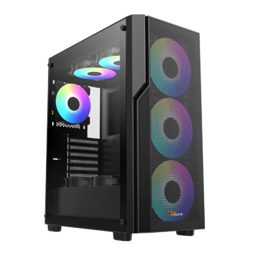 PC Power PG-H450 BK Zero Mesh M-Atx/Atx Gaming casing