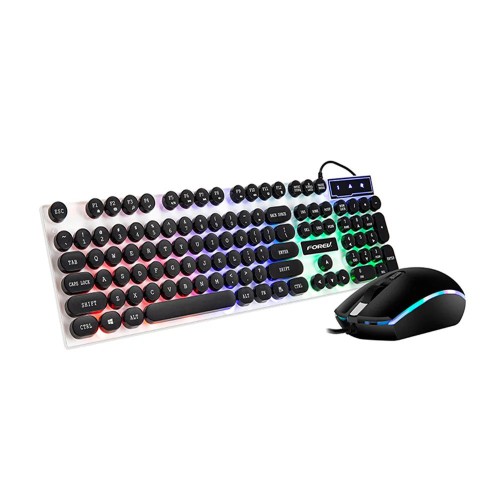 Forev FV-Q90 Wired Glow Gaming Keyboard & Mouse Set