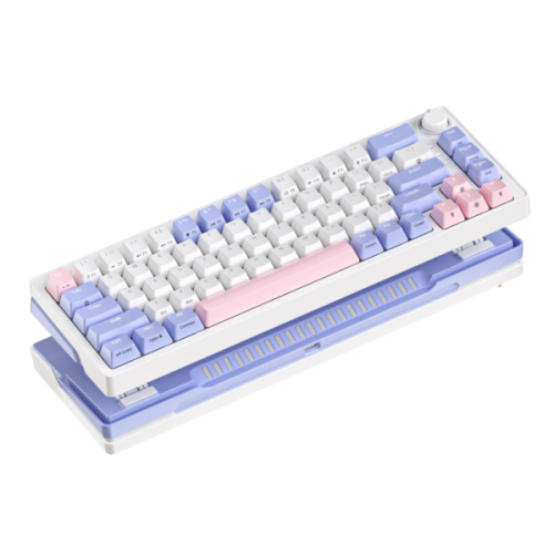 Zifriend ZA68 Hot Swappable Rgb Mechanical Keyboard -Purple Pink – Tnt custom linear Switch