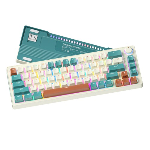 Zifriend ZA68 Hot Swappable Rgb Mechanical Keyboard – Green Brown – Tnt custom linear Switch