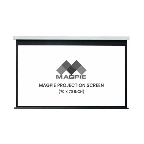 Magpie 70"x70" Electric Projection System Screen